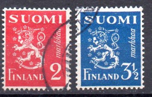 Finlandia Año 1937 Nº Yvert 192/93 (o)